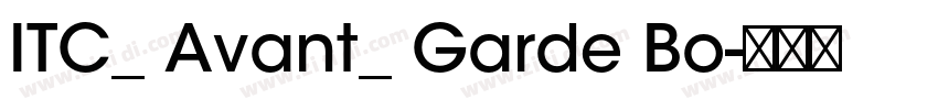 ITC_ Avant_ Garde Bo字体转换